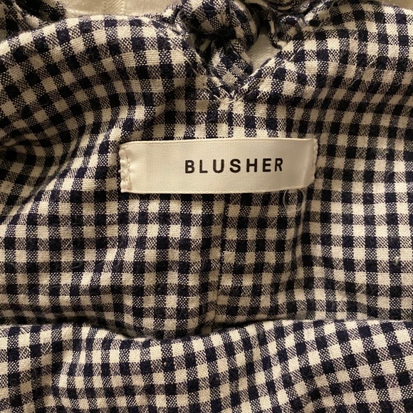 Plaid tank top with ties on back - Picture 4 of 4